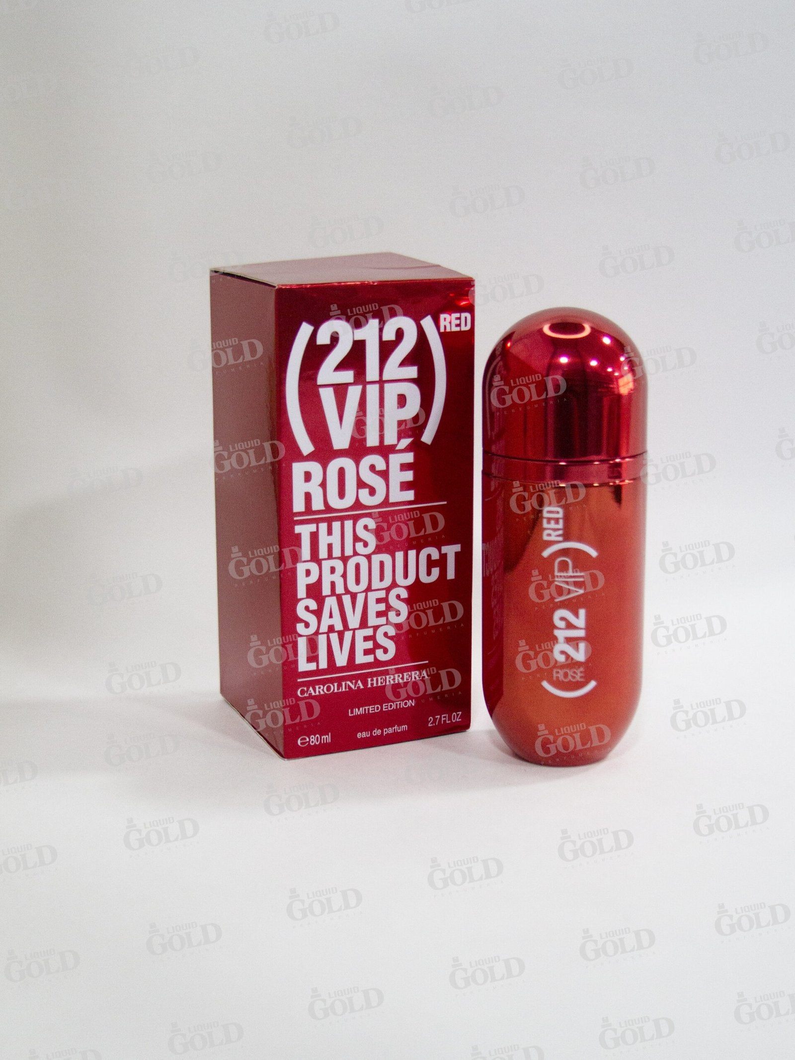 Carolina Herrera 212 vip Rose (Red) Limited Edition - 80ml- Mujer