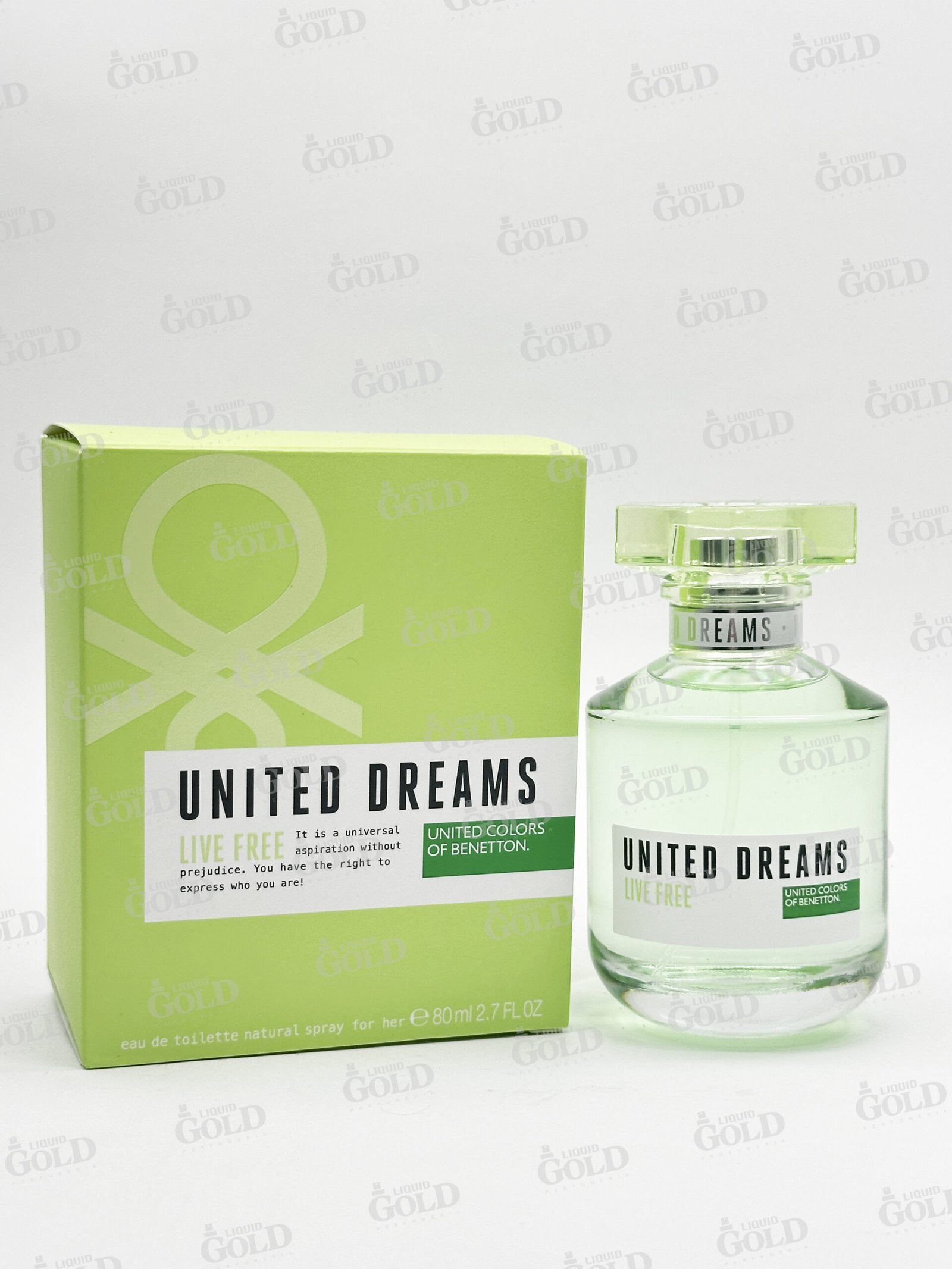 Perfume Dreams Live free Benetton 100ml  Mujer