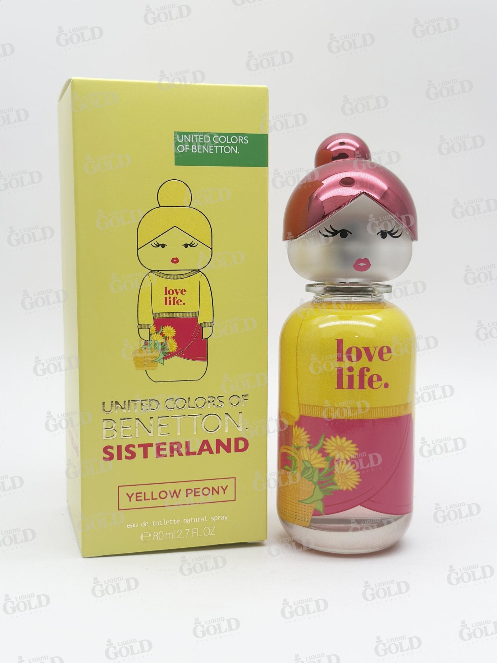 Perfume Benetton Sisterland Yellow Peony Edt 80 ml Mujer