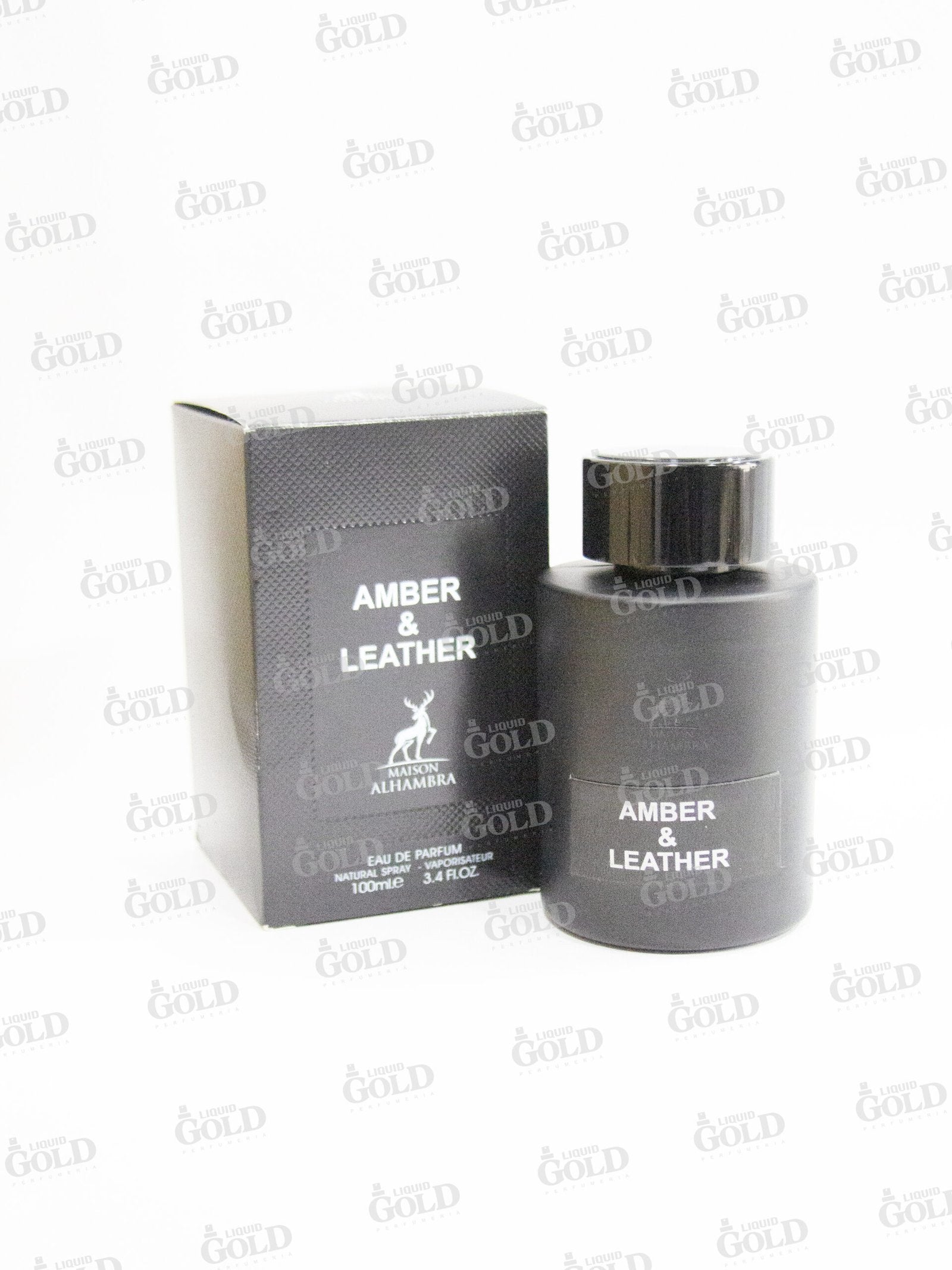 Maison Alhambra Amber y Leather Edp - 100ml- Hombre