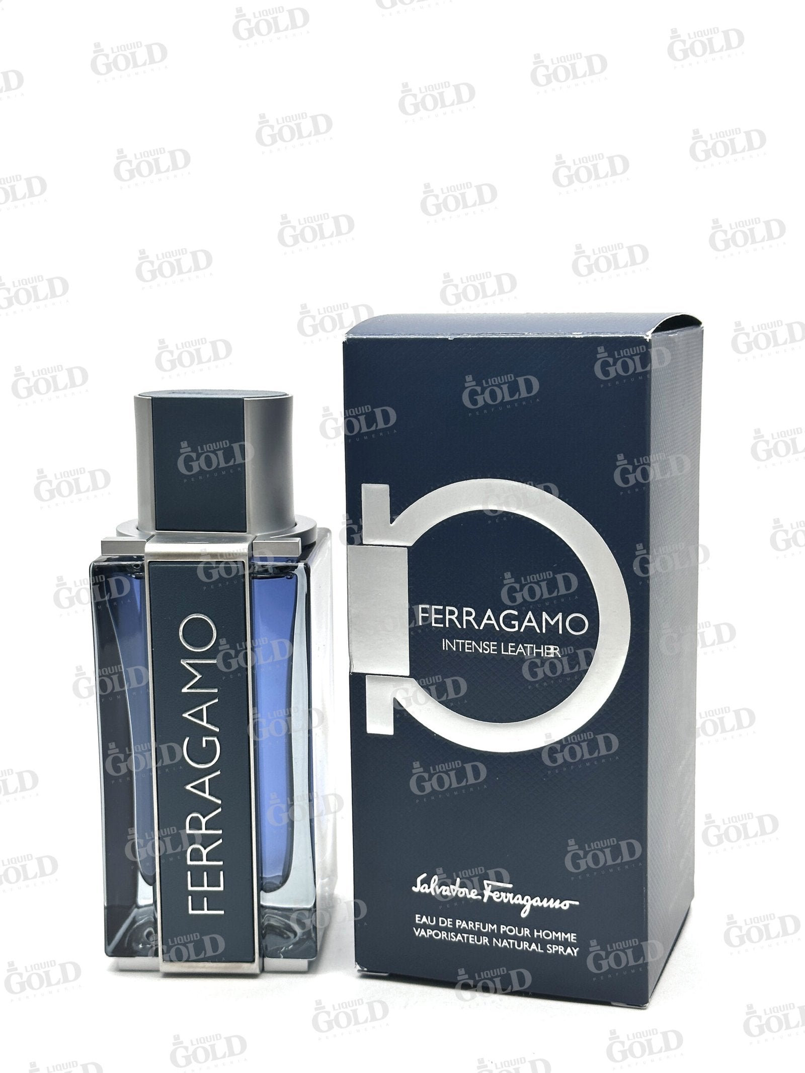 Salvatore Ferragamo Intense Leather Edp - 100 ml - Hombre