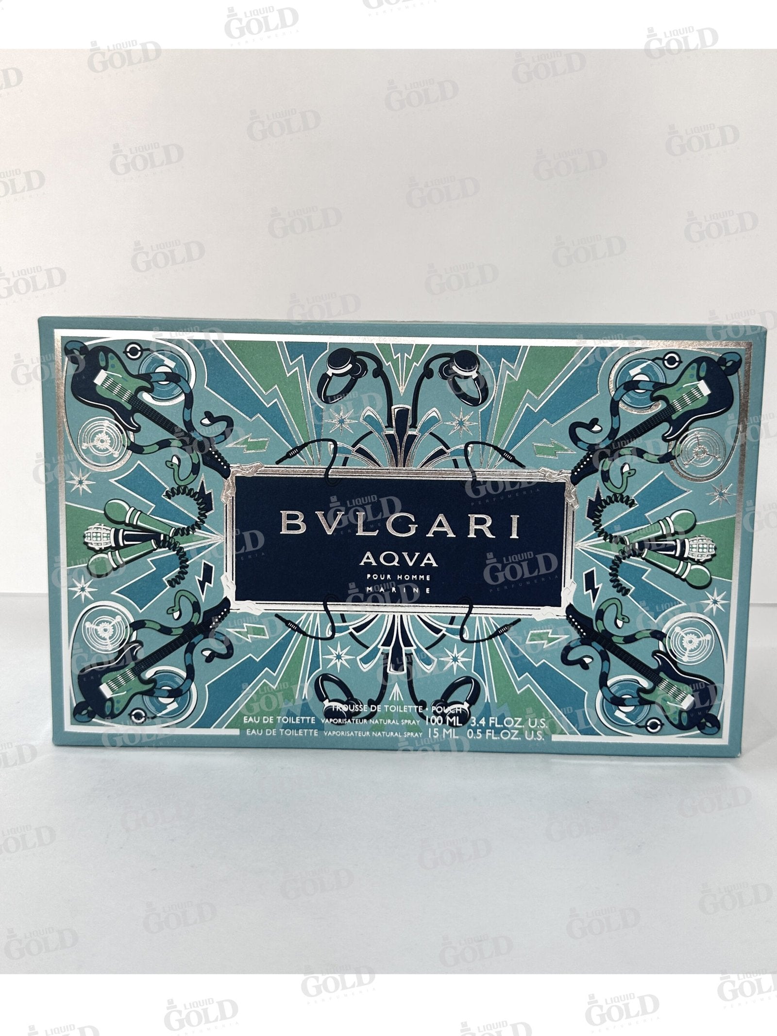 Set Bvlgari Aqva x 2 Piezas Hombre