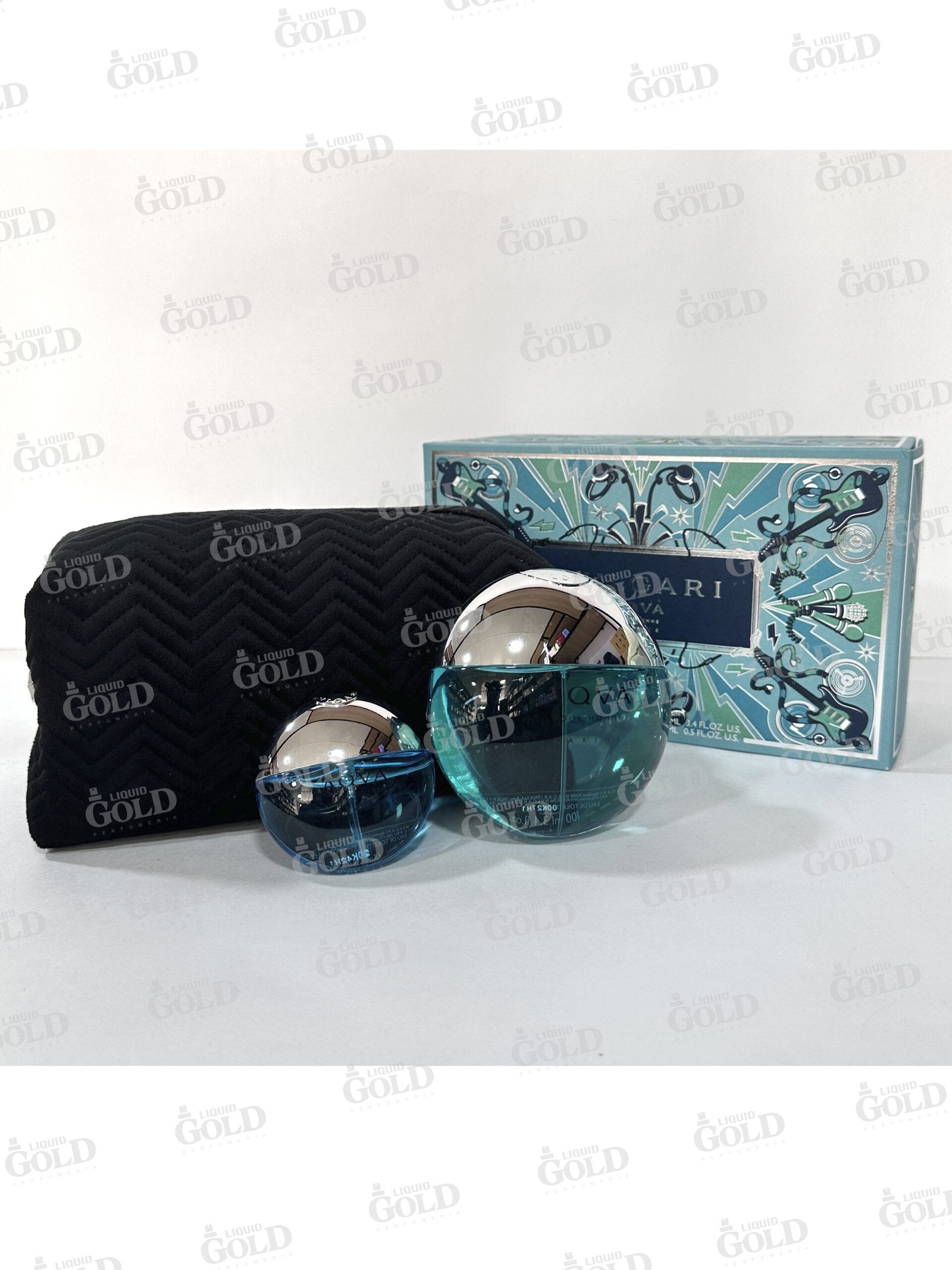 Set Bvlgari Aqva x 2 Piezas Hombre