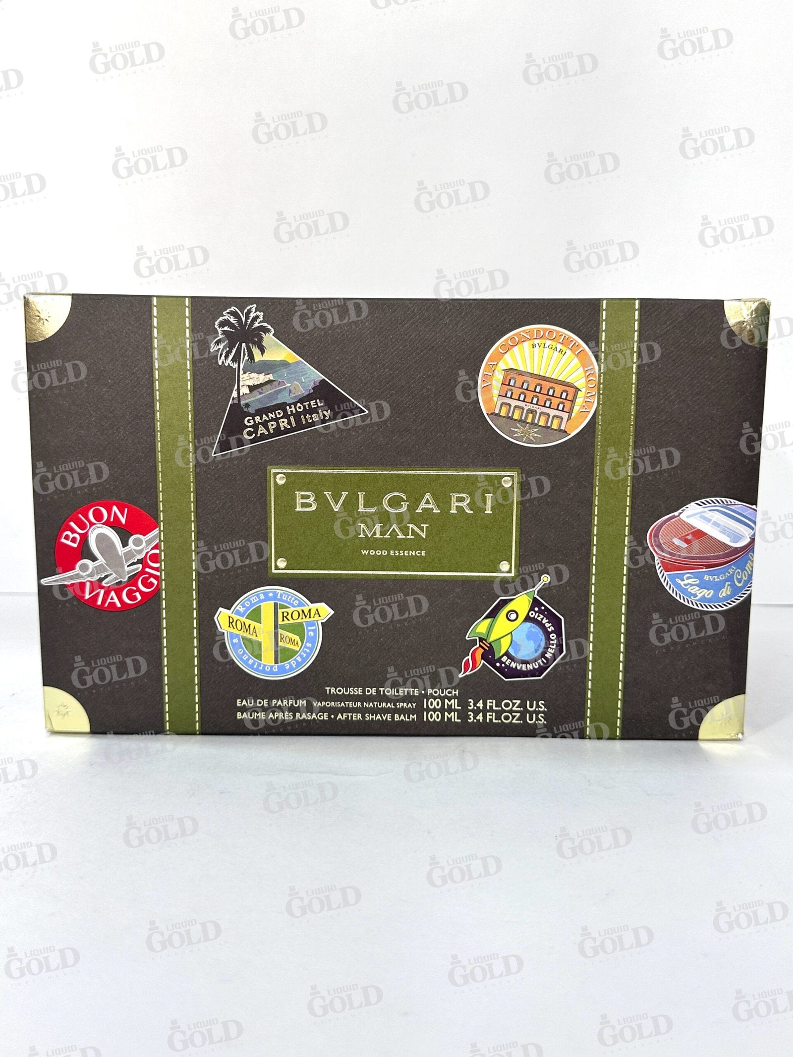 Set Bvlgari Man x 2 Piezas - Hombre