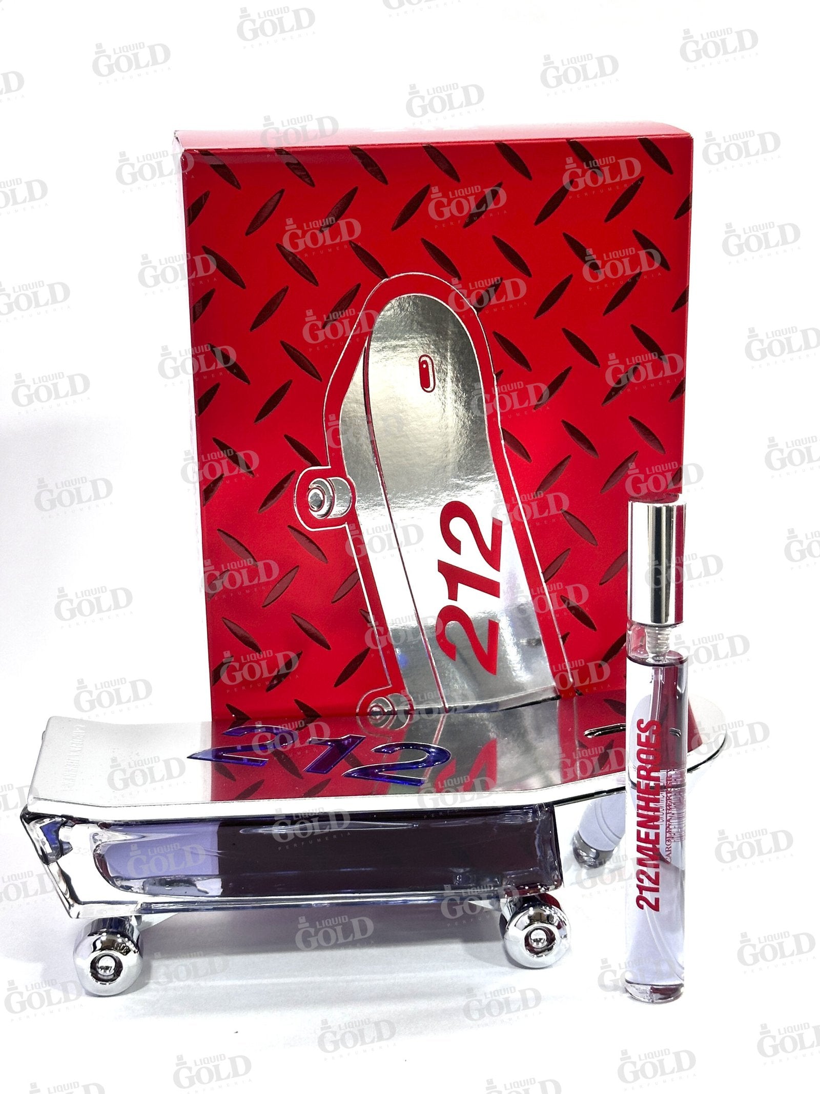 Set Carolina Herrera  212 Men Heroes x 2 Piezas