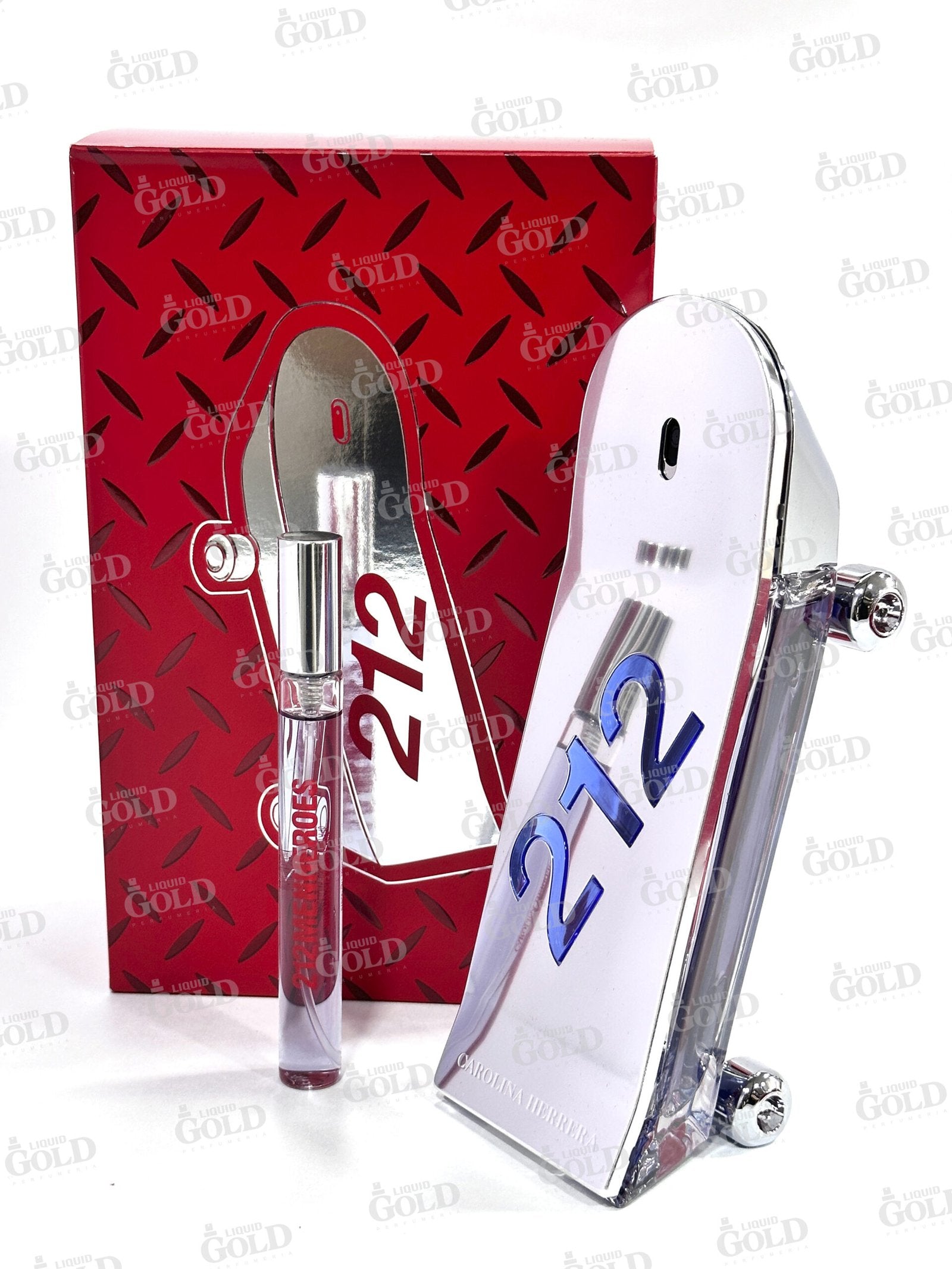 Set Carolina Herrera  212 Men Heroes x 2 Piezas