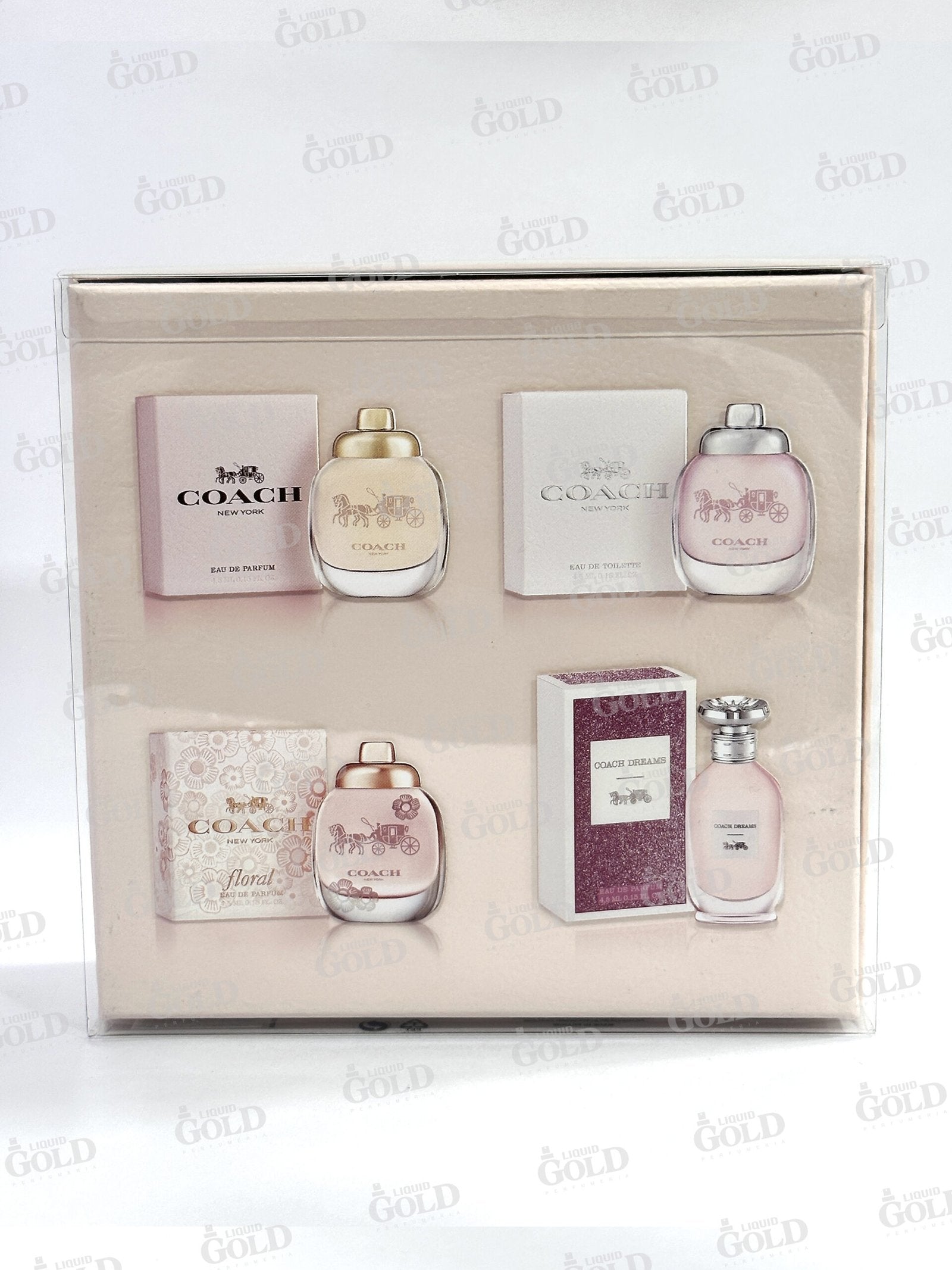 Set Coach New York x 4 Piezas - Mujer