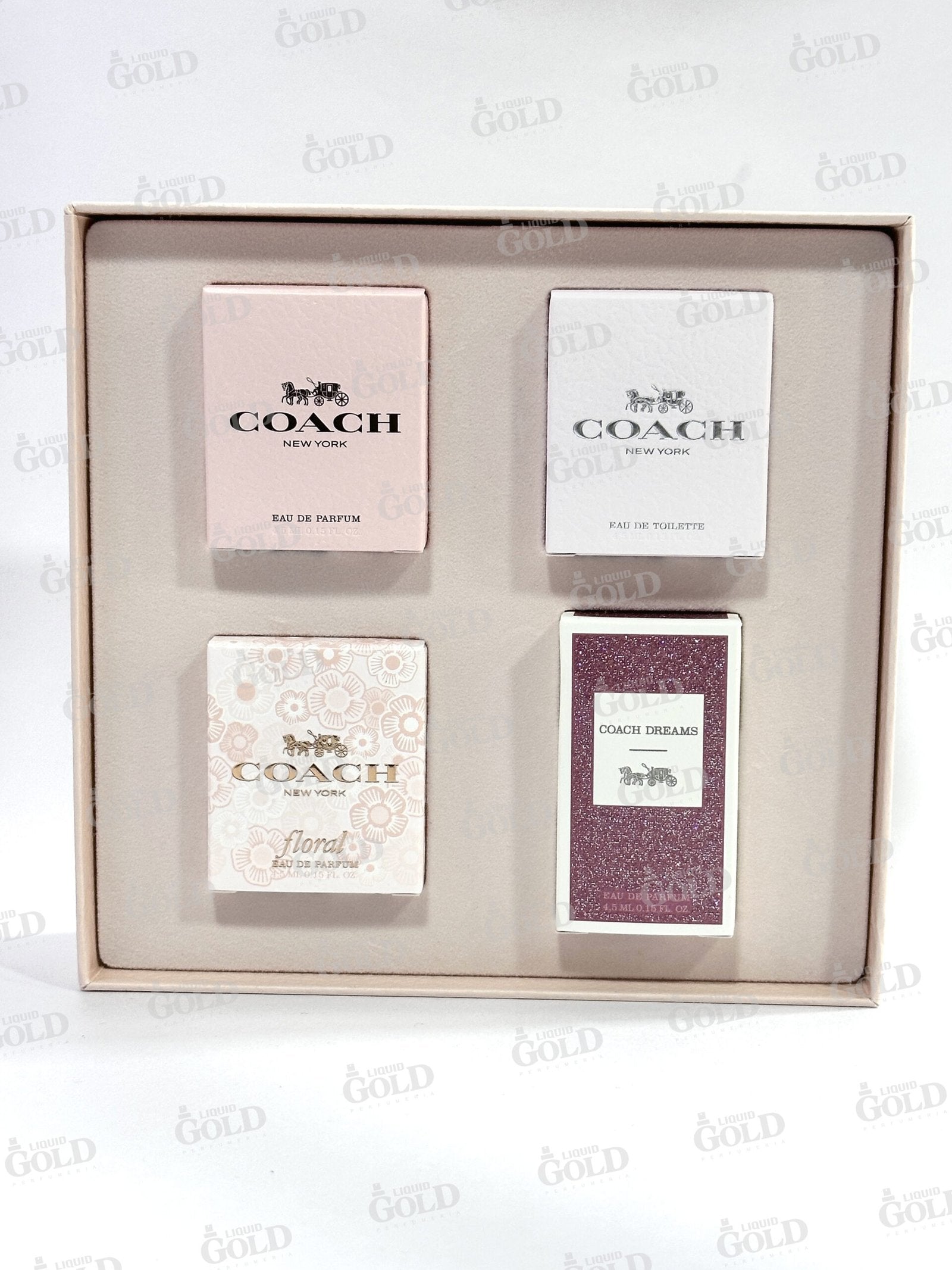 Set Coach New York x 4 Piezas - Mujer