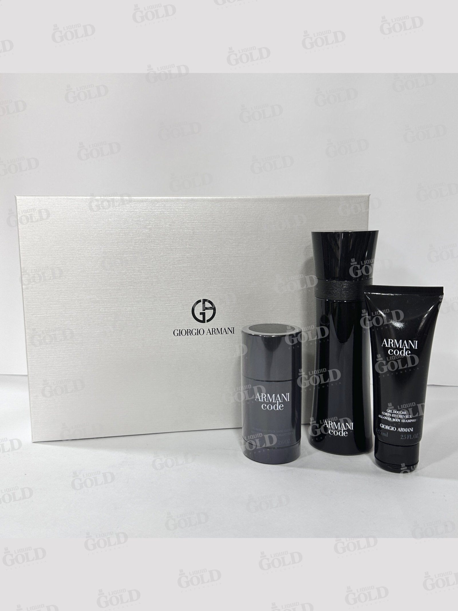 Set Giorgio Armani Code x 3 Piezas - Hombre