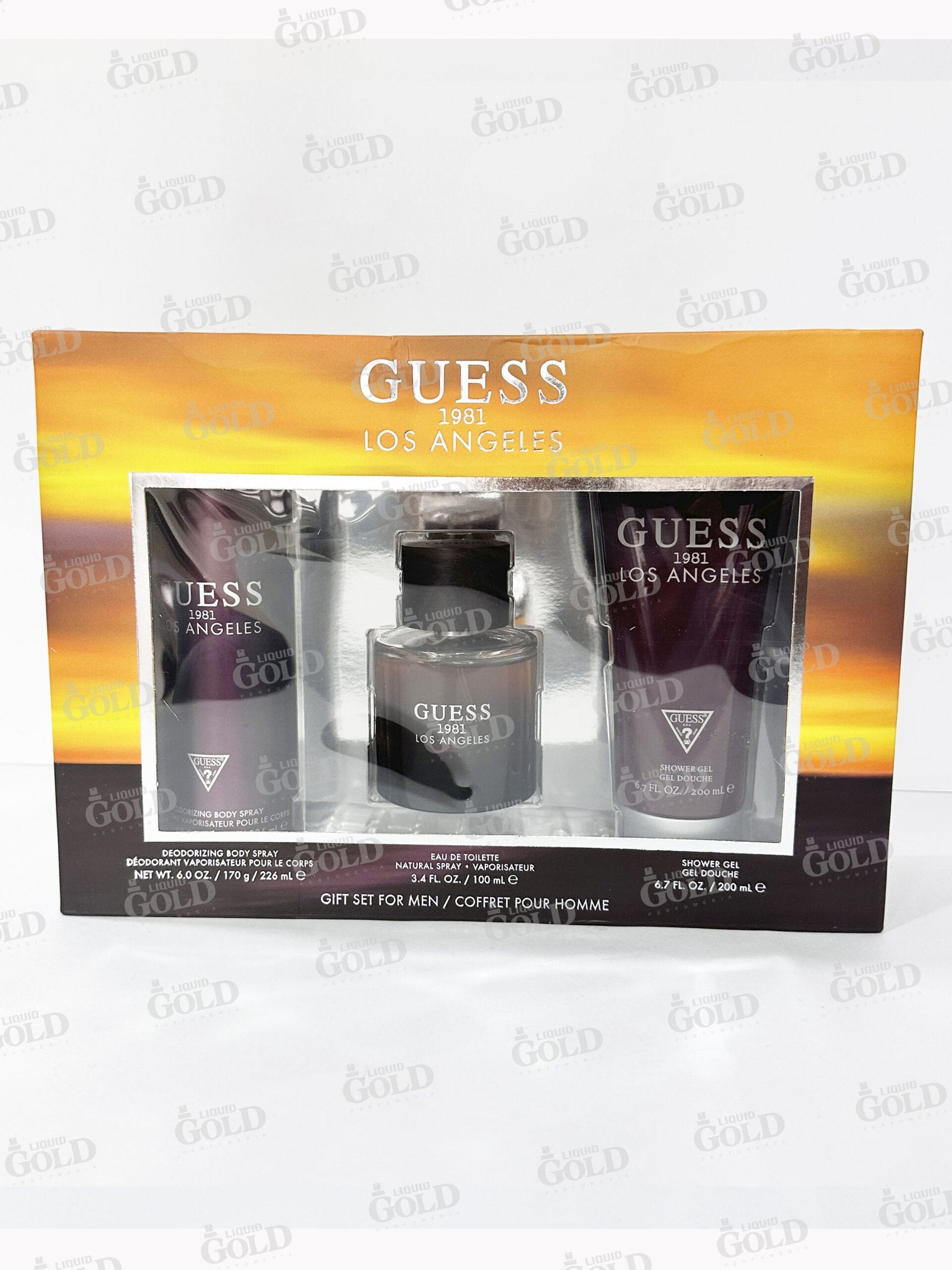 Set Guess 1981 Los Angeles x 3 Piezas- Hombre