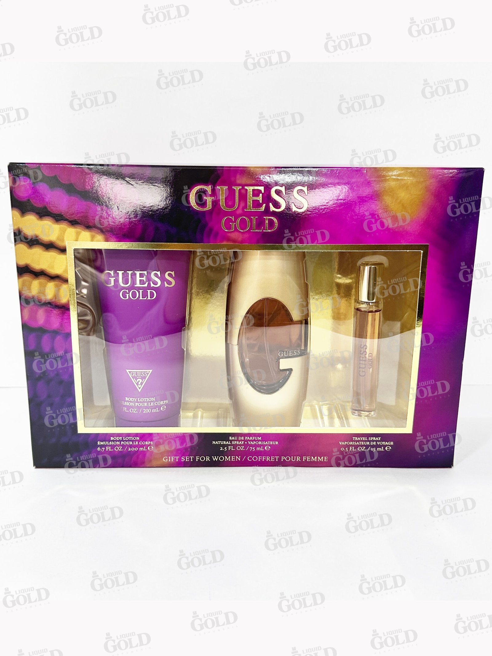 Set Guess Gold x 3 Piezas - Mujer