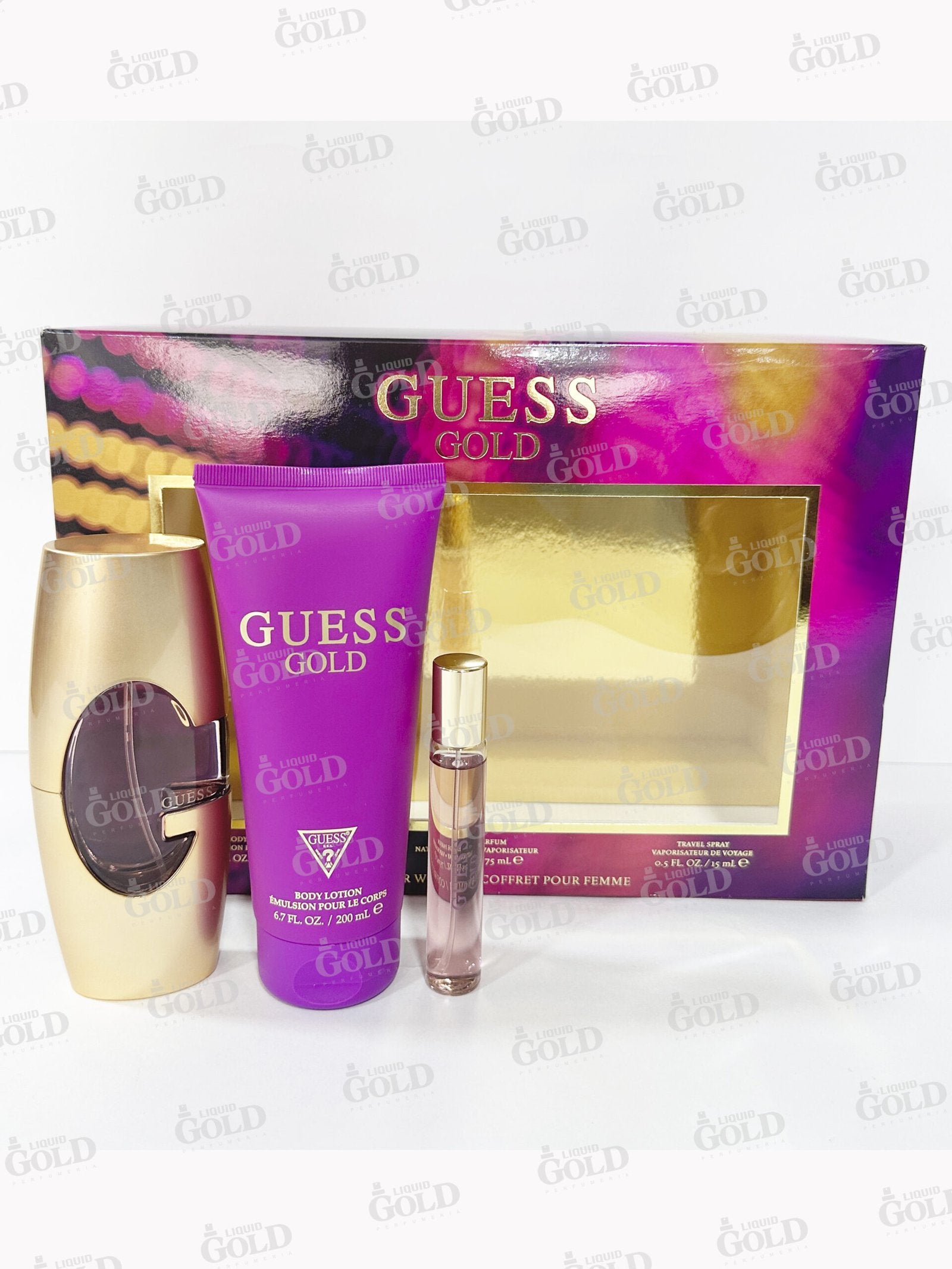 Set Guess Gold x 3 Piezas - Mujer