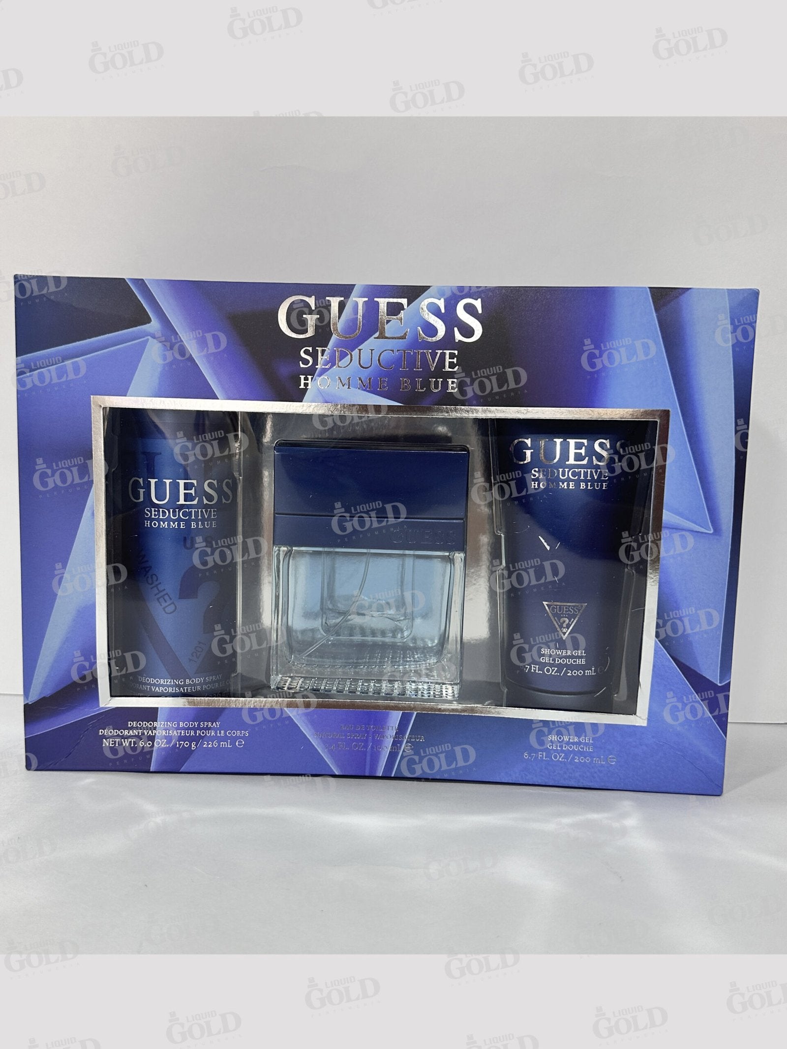 Set Guess Seductive Homme Blue x 3 Piezas - Hombre