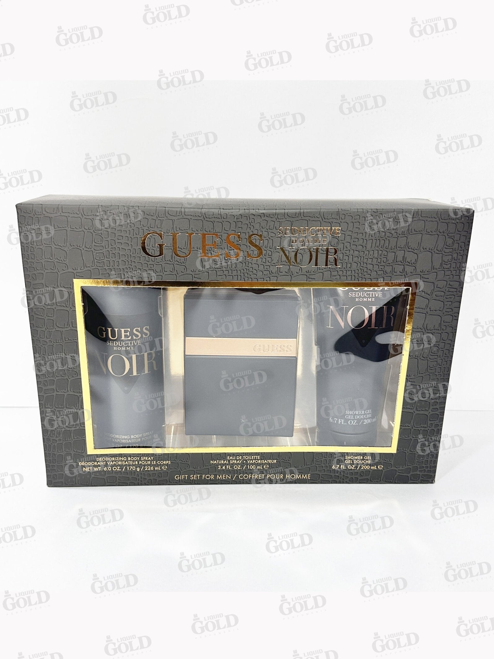 Set Guess Seductive Homme Noir x 3 Piezas - Hombre