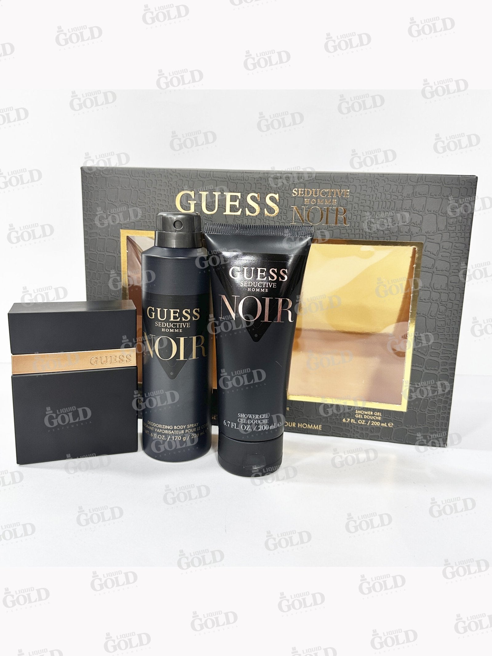 Set Guess Seductive Homme Noir x 3 Piezas - Hombre