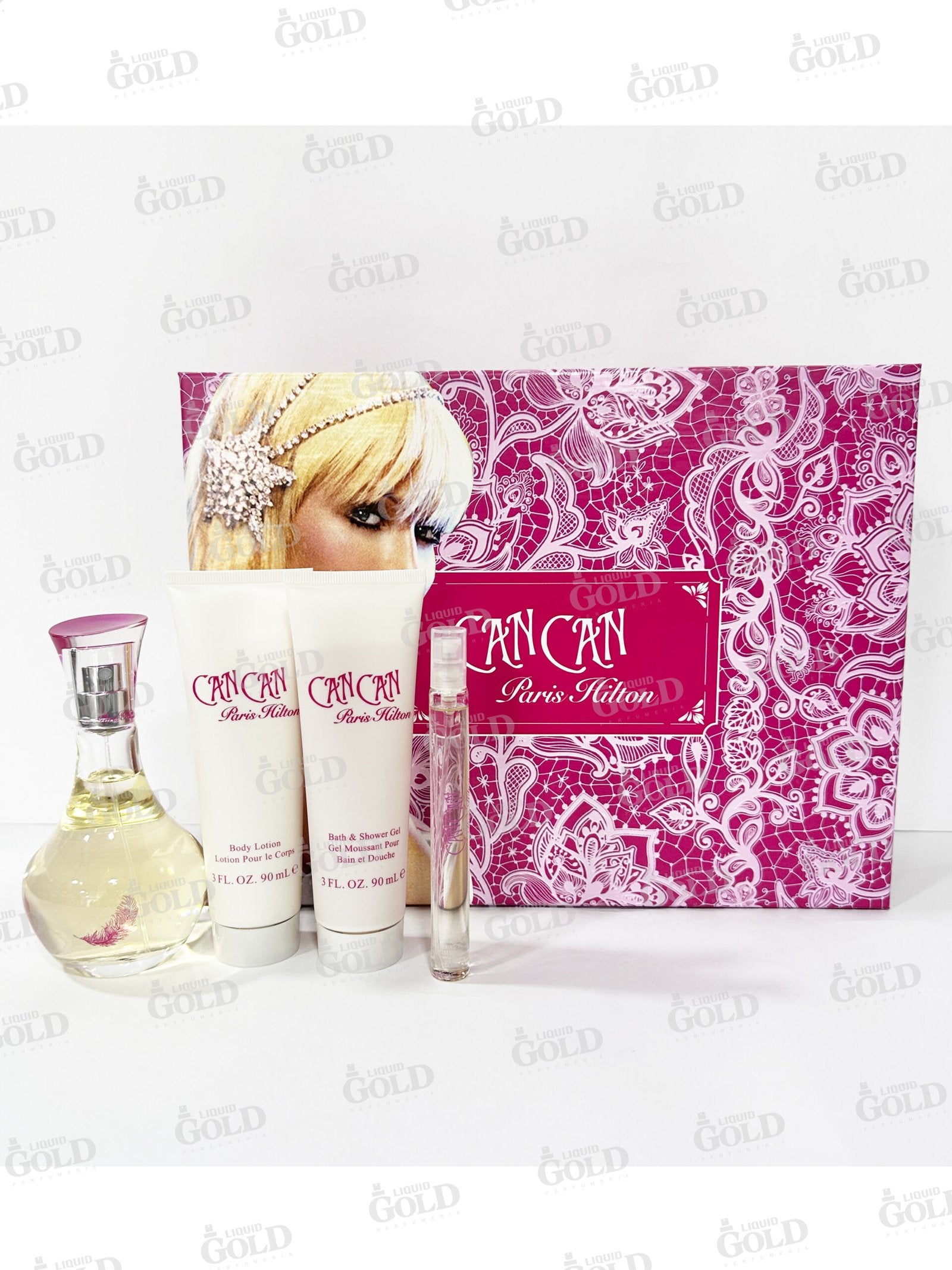 Set Paris Hilton Can Can x 4 Piezas Mujer