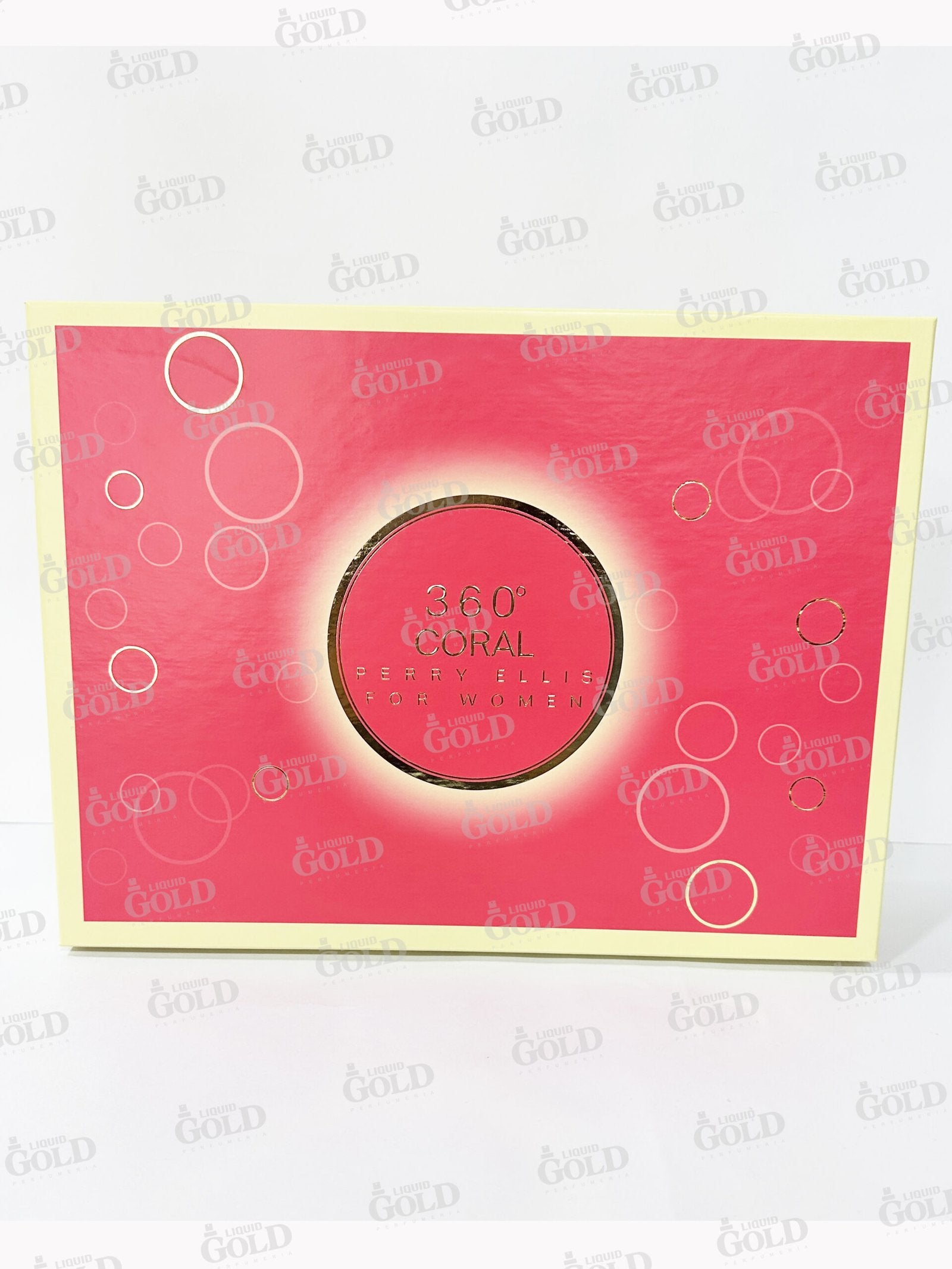 Set Perry Ellis For Women 360° Coral x 4 Piezas - Mujer