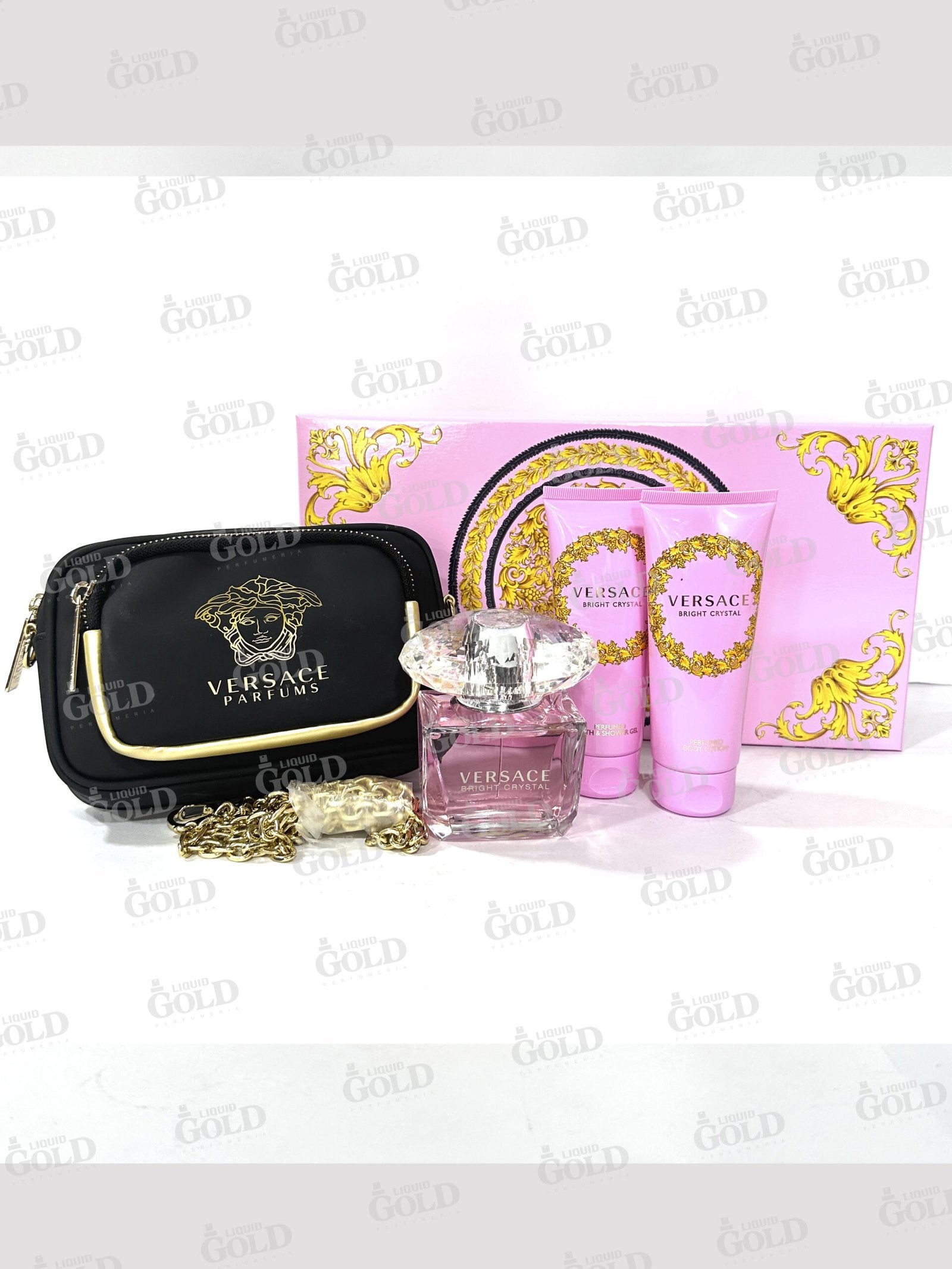 Set Versace Bright Crystal x 4 Piezas - Mujer