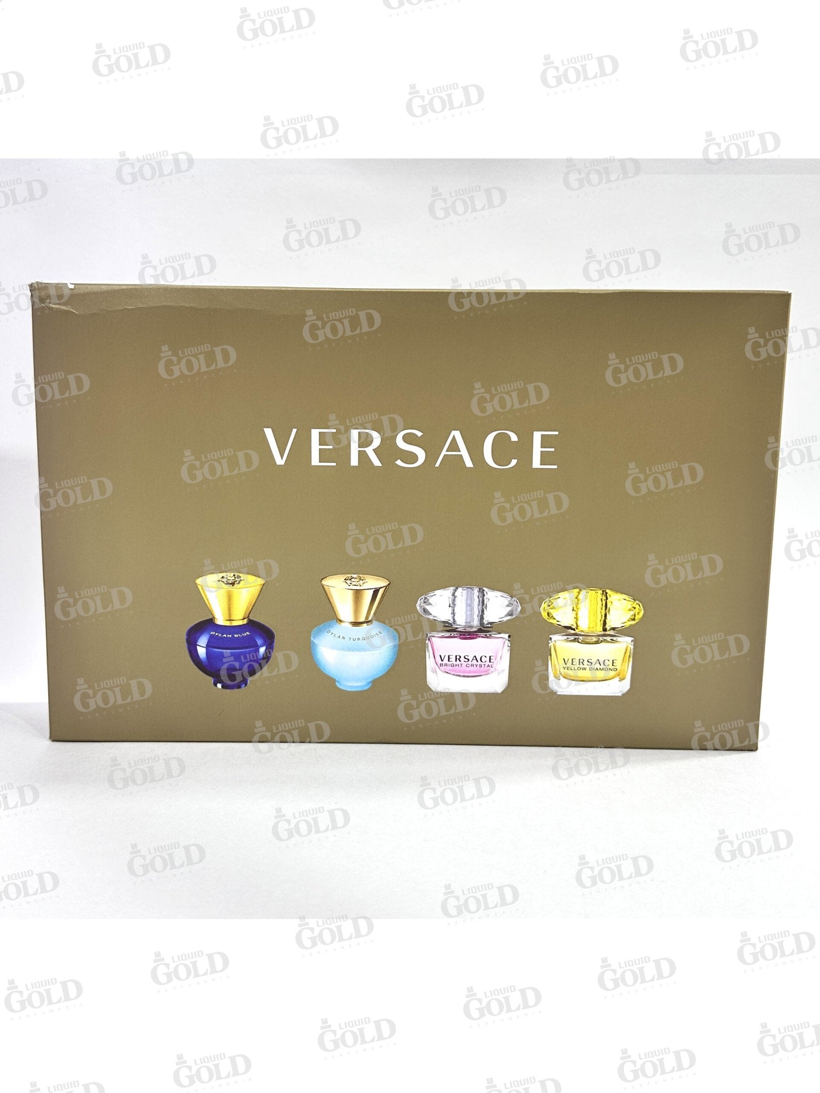 Set Versace Miniatura x 4 Piezas Mujer