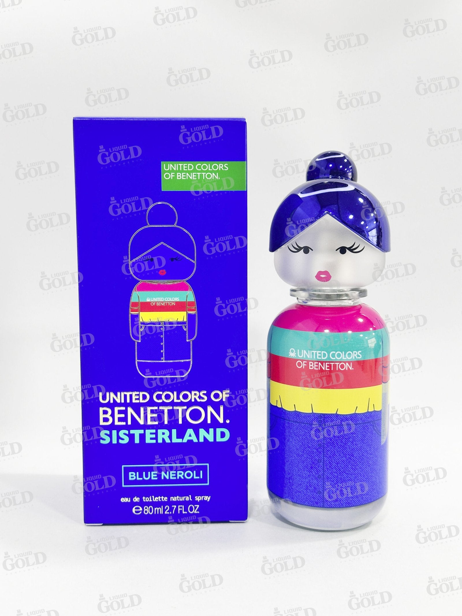 United Colors Of Benetton Sisterland Blue Neroli Edt - 80ml- Mujer