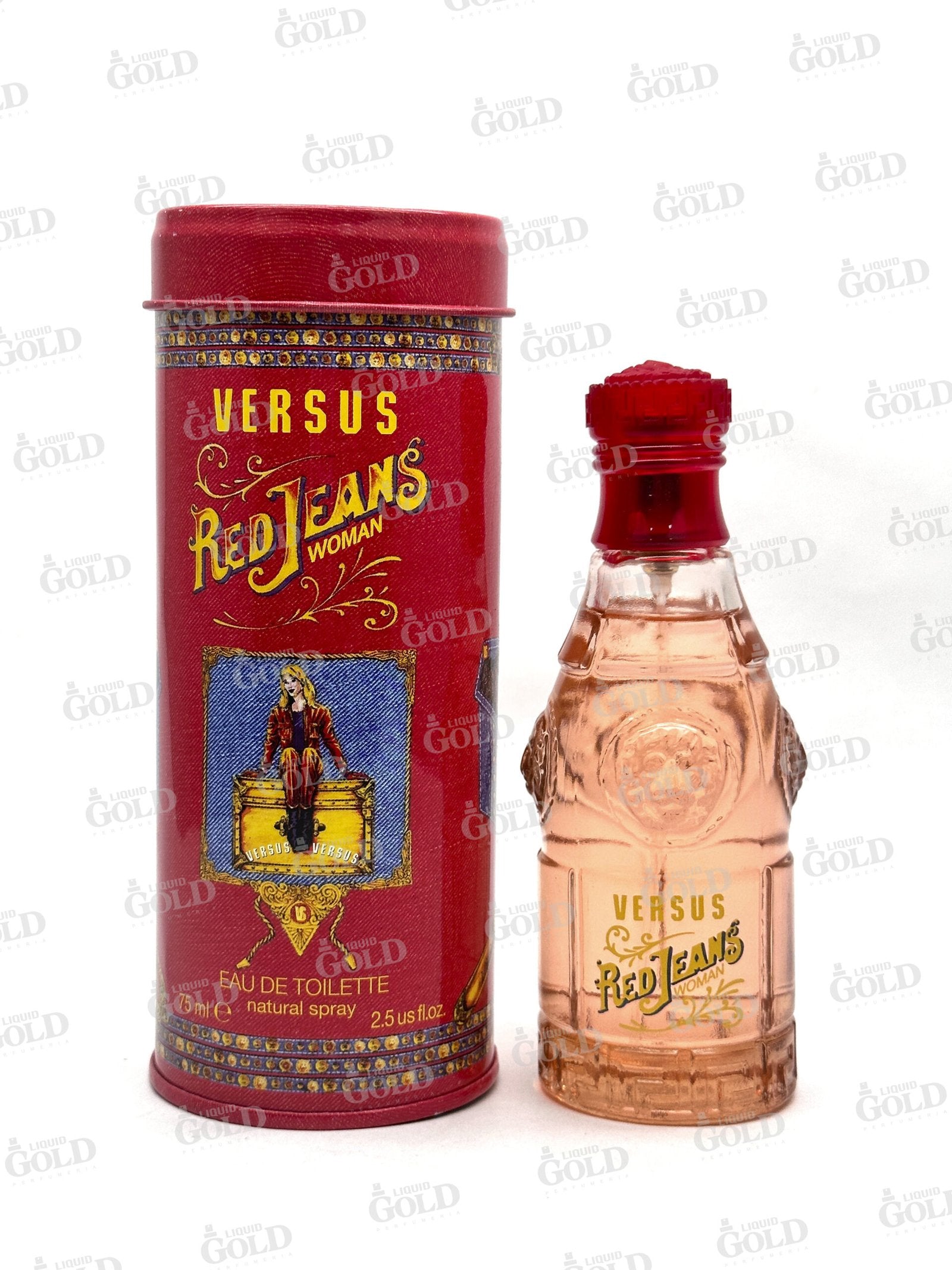 Versus  Red Jeans Woman Edt - 75ml- Mujer