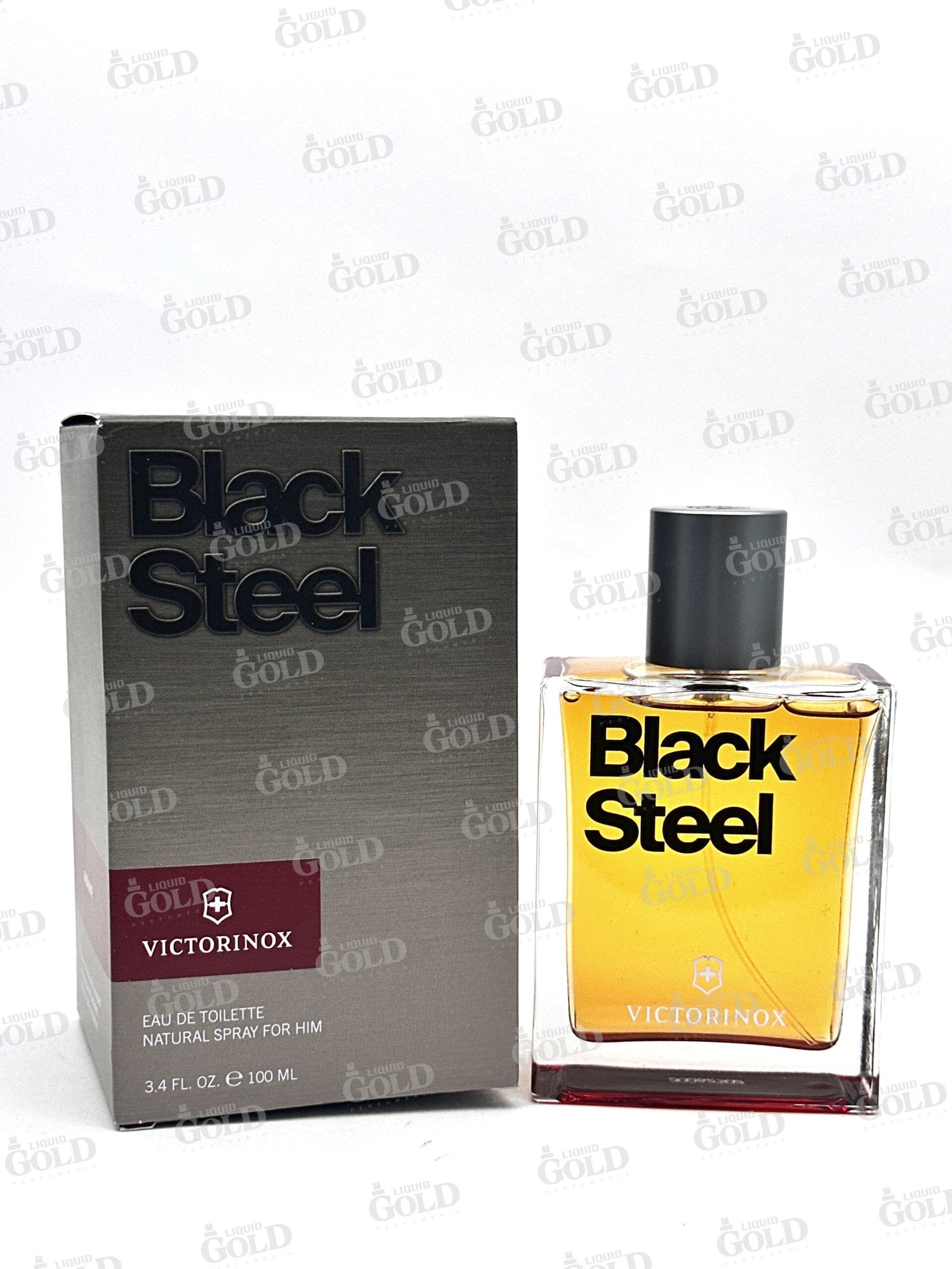 Victorinox Swiss Army Black Steel Edt- 100ml- Hombre