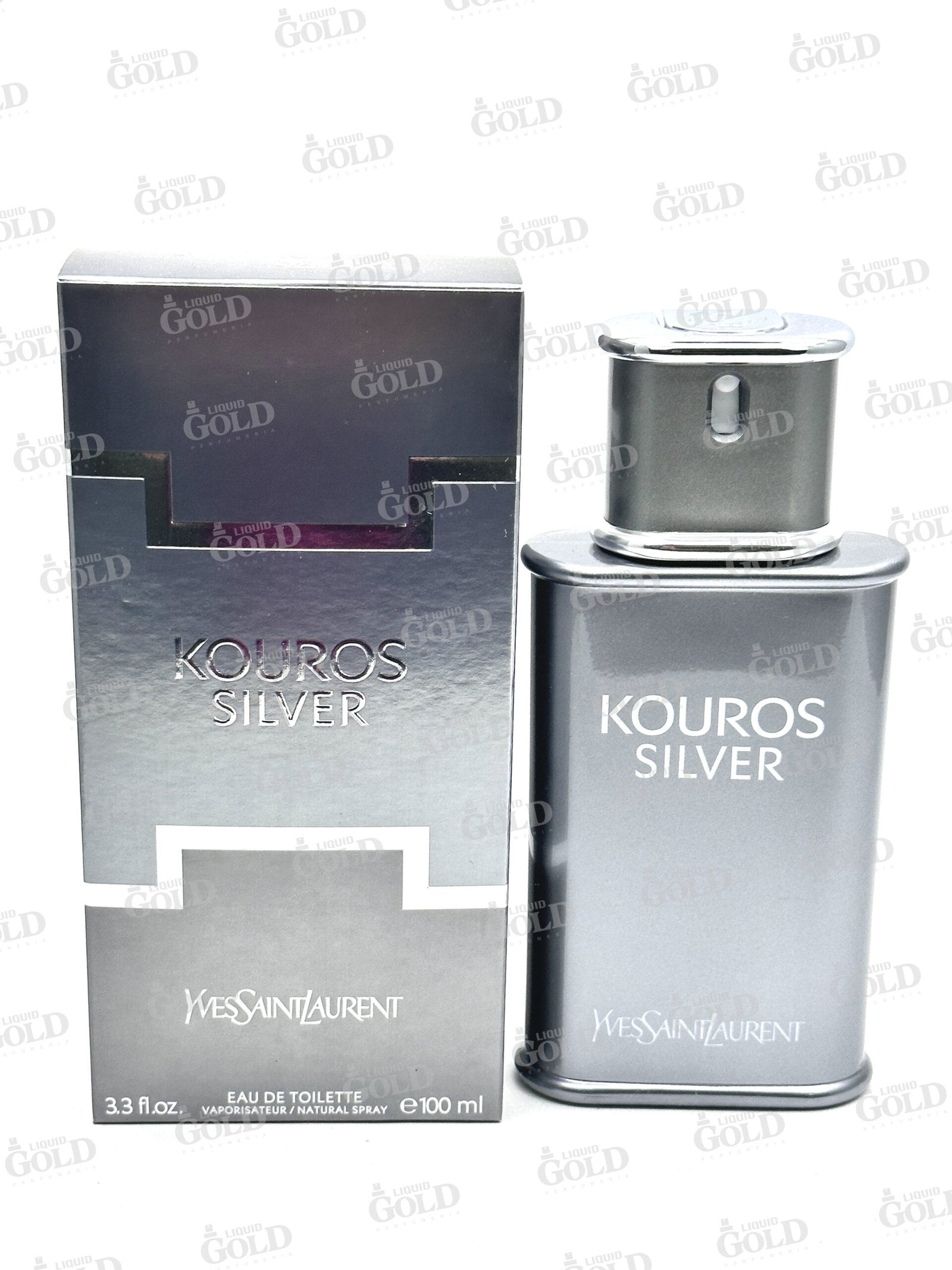 YvesSaintLaurent Kouros Silver Edt - 100ml- Hombre