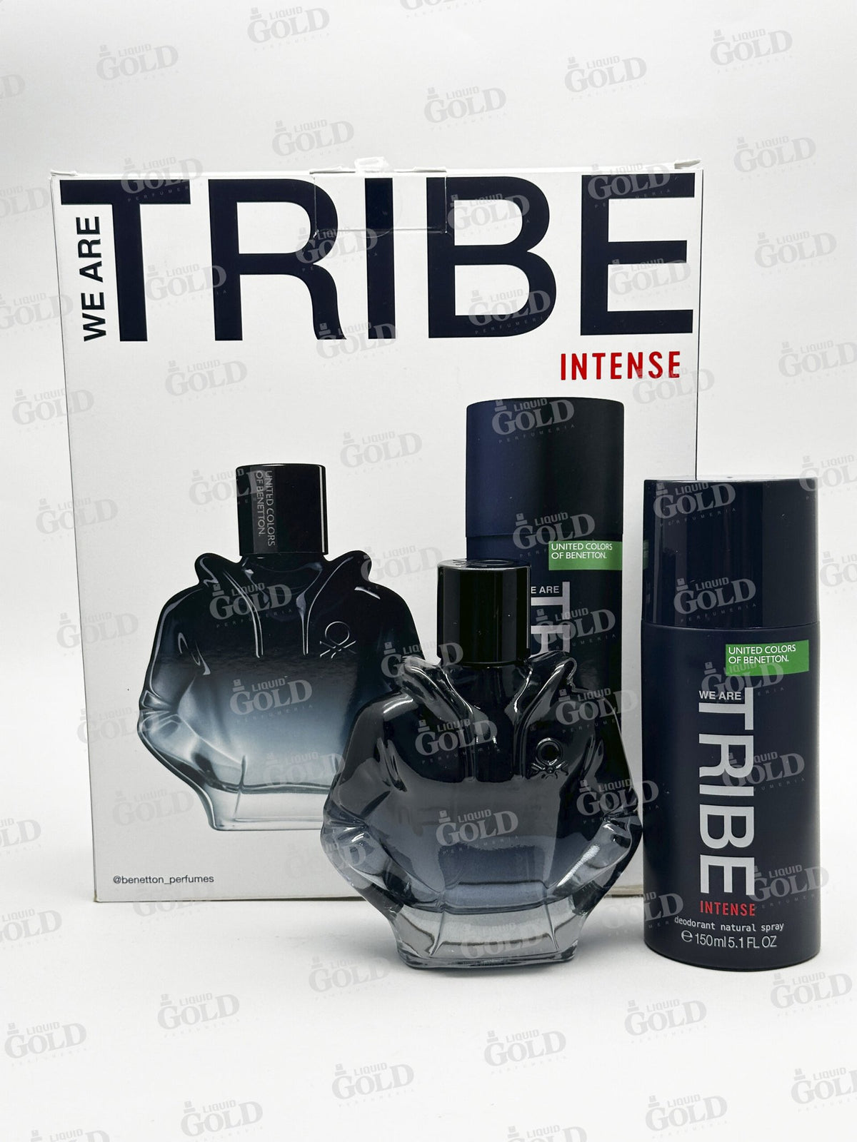 Set Perfume Benetton We Are Tribe Intense Hombre