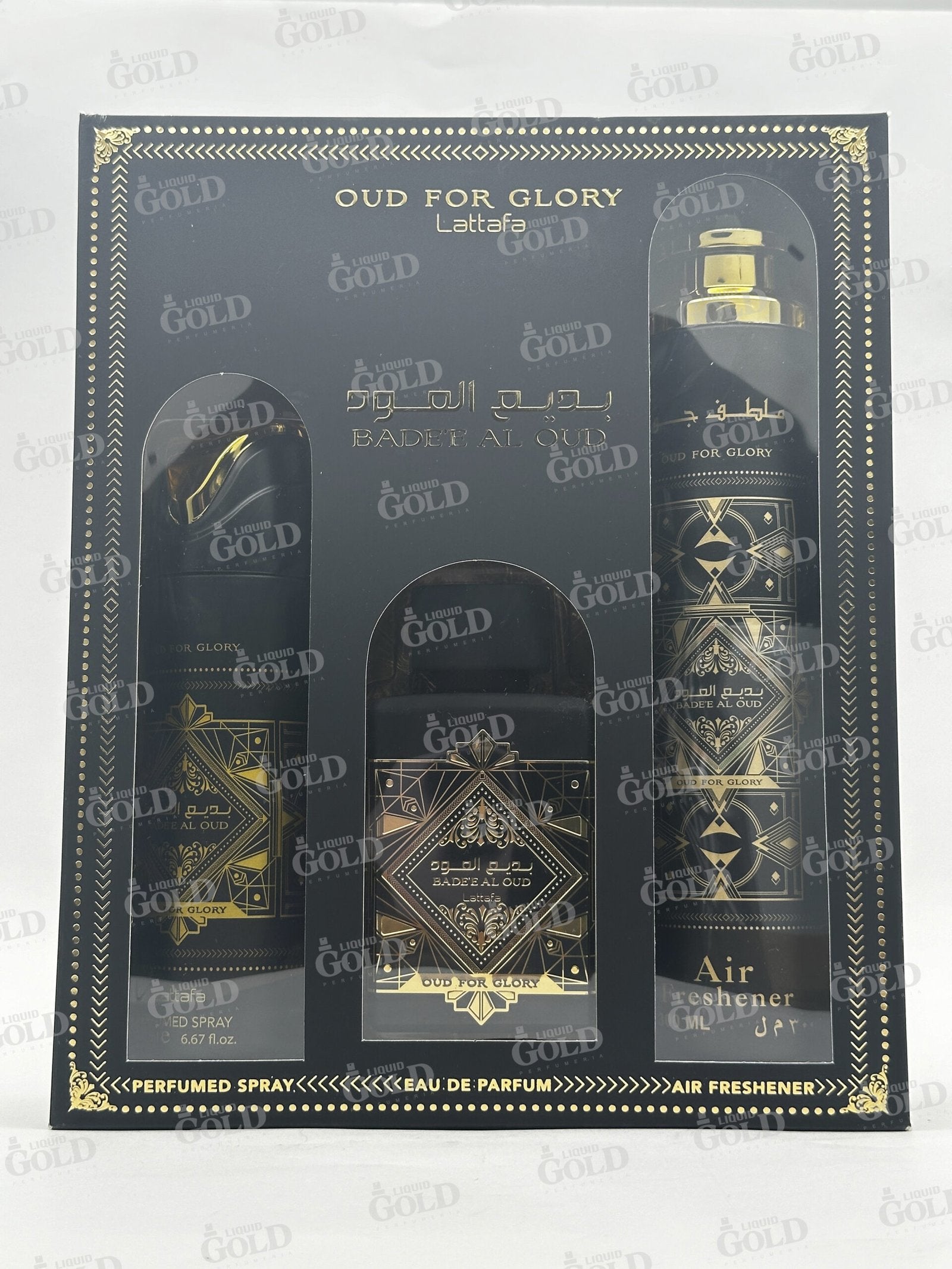 Set Perfume Lattafa Bade'e Al Oud For Glory - Edp - 100ml