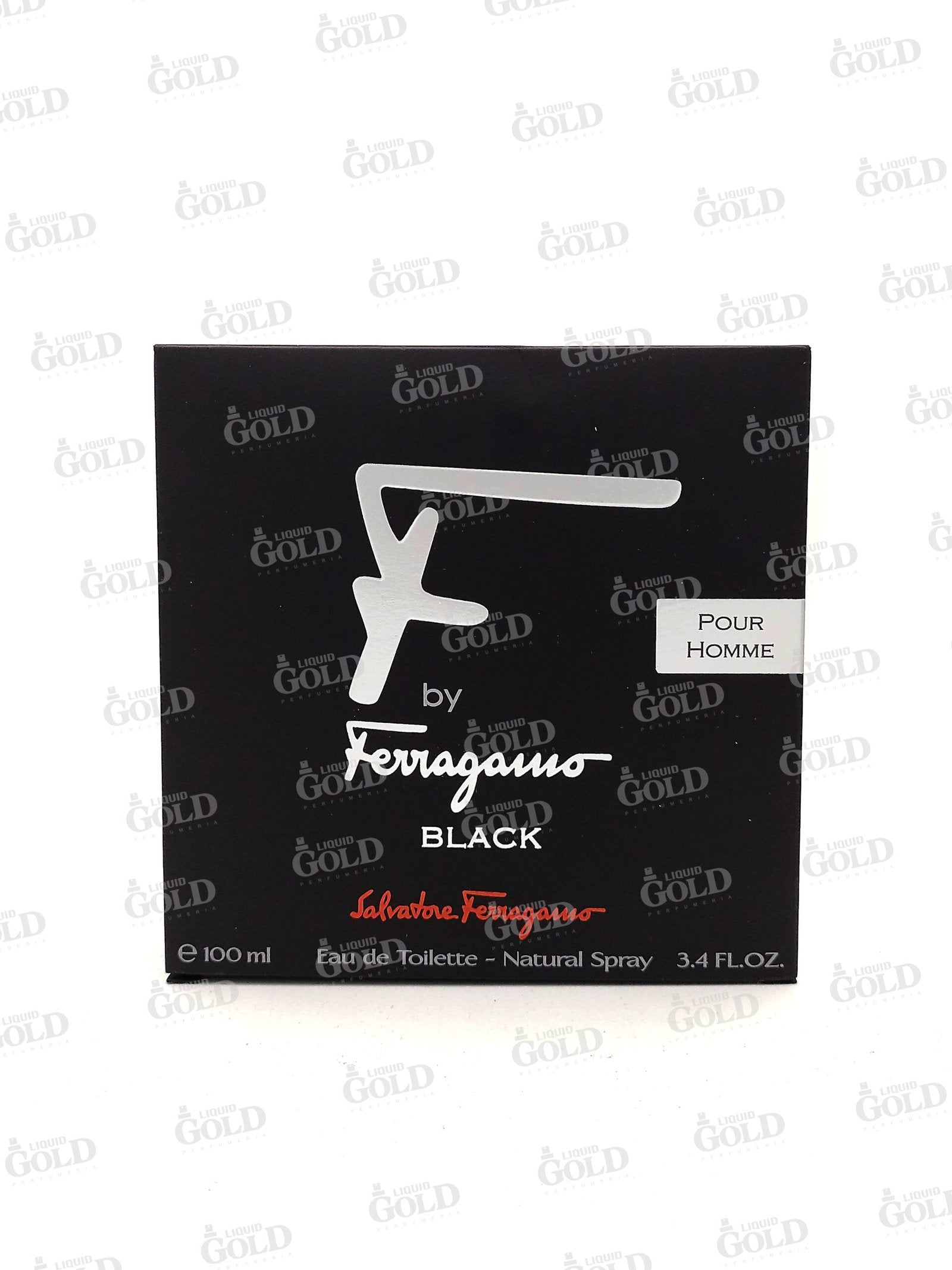 Salvatore Ferragamo F Black Edt 100ml- Hombre