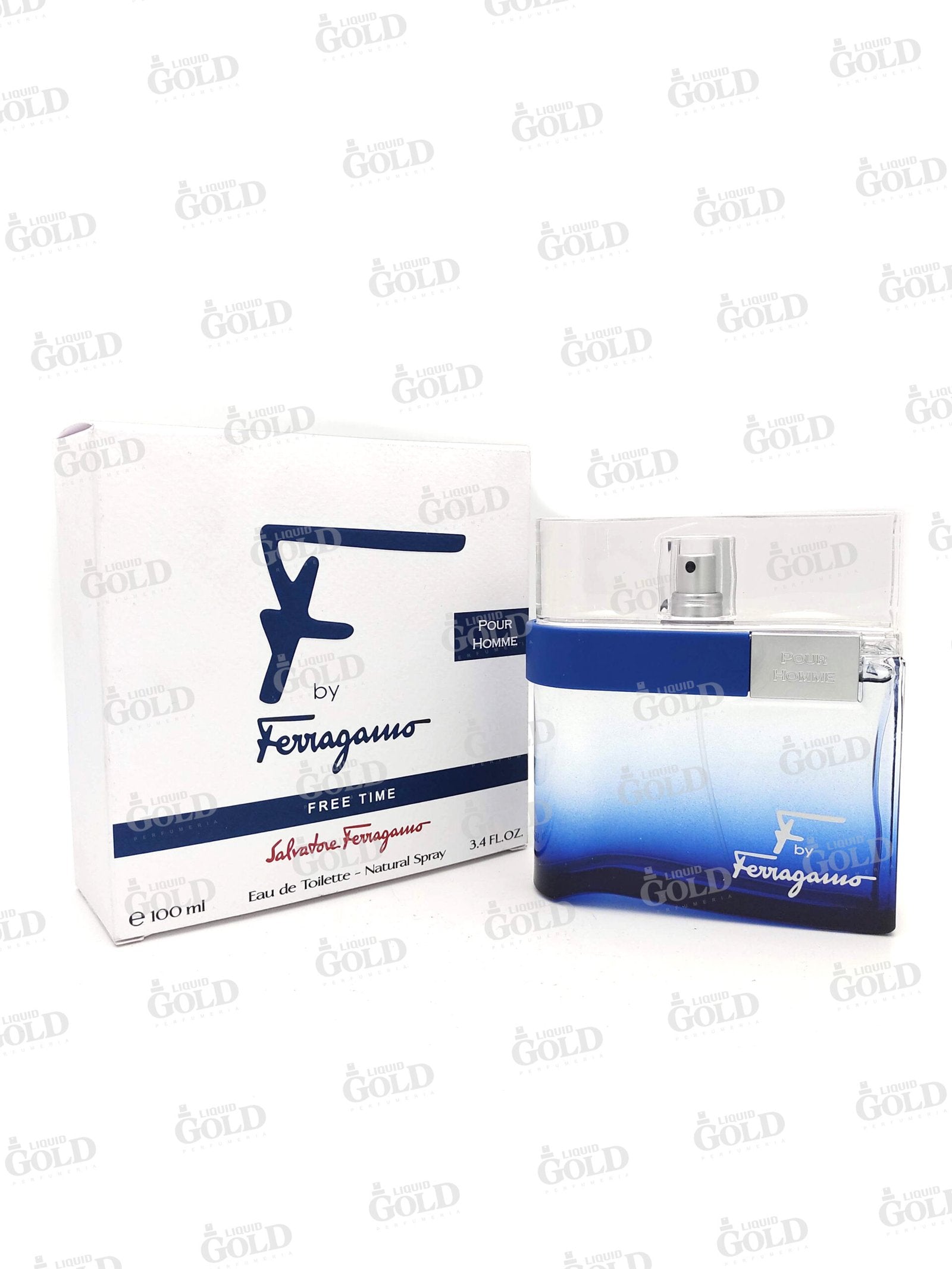 Salvatore Ferragamo F Free Time Edt - 100ml- Hombre